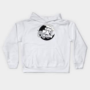 Rough Day at Sea Kids Hoodie